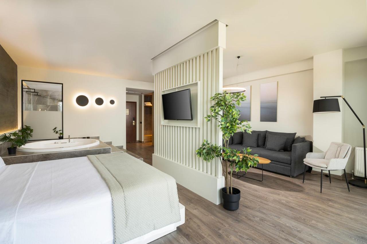 Neon Rysion Heaven Hotel Thessaloniki Airport מראה חיצוני תמונה